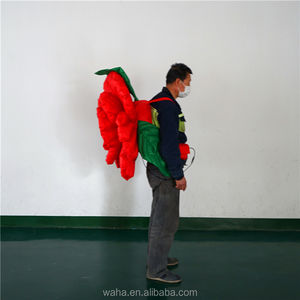 Disfraz Inflable de Flor de Rosa para Espectáculos de Zancudos, Desfiles Callejeros, Circo y Fiestas, con Bomba de Aire Eléctrica de 8-10 pies - Product Image 5