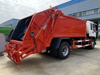 Camion de compression des déchets I-suzu 4x2 14cbm, camion compacteur de déchets, camion compacteur de déchets organiques