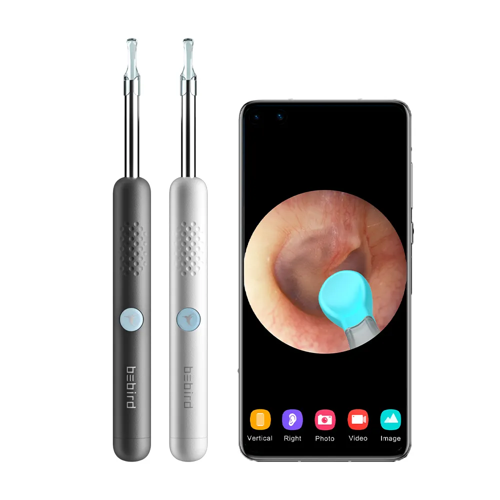 Cadeau populaire bebird R1 oreille caméra endoscope sans fil oreille décapant