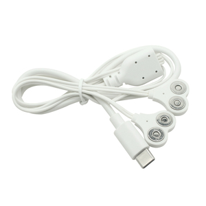 Cable a presión de electrodo personalizado 3,5mm magnético hembra Snap a USB C tipo C Ecg Tens Cable - Product Image 5