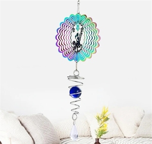 Regali melodici rilassanti carillon di vento commemorativo all'aperto per giardino Patio balcone decorazioni per la casa carillon di vento con filatore di vento in metallo - Product Image 4