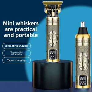 Recortadora de pelo Digital T9 3 en 1 para hombres, pelo de aceite multifuncional para cortadora y afeitadora con fuente de alimentación USB para uso doméstico - Product Image 6