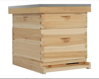 Langstroth Dadant Ruches d'abeilles en bois sèches pour l'apiculture État neuf