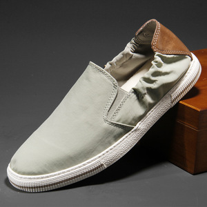 Zapatos de lona para hombre RO, nuevos tenis casuales de primavera y otoño, de caña <span class=keywords><strong>baja</strong></span>, transpirables, versátiles, de suela blanda, fáciles de poner y resistentes al desgaste. - Product Image 1