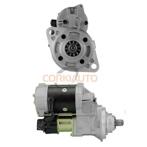 Electric starter motor of car for ISUZU 6HH1 for HITACHI FRR33 6HK1X 6HE1 24V 4.5KW 11T cw 1280008064 M008T6097 M8T61371