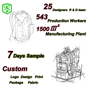 En EE. UU. Almacén 39l-60l Mochilas expandibles Mochila táctica de camuflaje Bolsa táctica