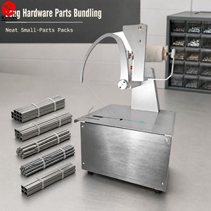 Macchina Legatrice Semi-Automatica KUNJIN ad Alta Velocità, Imitazione Manuale per Tubi in PVC e Acciaio Inossidabile - Product Image 2