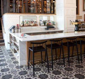 Custom Luxury Design C Shape White Marble Led Iluminado <span class=keywords><strong>Salon</strong></span> Night Club Hotel Furniture <span class=keywords><strong>Bar</strong></span> Counter - Product Image 6