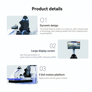 เครื่องเกมแข่งรถเสมือนจริง 3DOF Motion 9D พร้อมประสบการณ์สุดขั้ว - Product Image 4