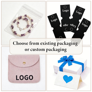 Collier en pierres naturelles en gros, perles de cristal de guérison, perles baroques, collier de copeaux d'améthyste brute, ensemble de bijoux de mode, cadeau - Product Image 5