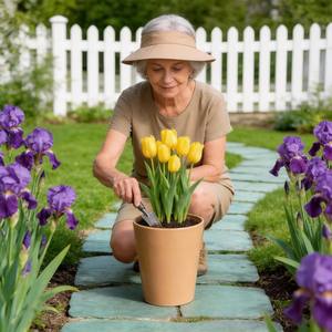 กระถางดอกไม้ทรงสามเหลี่ยม กระถางเซรามิก กระถาง<span class=keywords><strong>ต้น</strong></span>ไม้ กระถางดอกไม้และกระถางปลูกต้นไม้-เป็นมิตรกับสิ่งแวดล้อม ทนทาน ใช้ได้ทั้งภายในและภายนอกอาคาร - Product Image 5