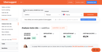 Ubersuggest 기능을 활용한 SEO 연구 서비스 |   키워드 및 백링크 분석 도구