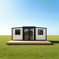 Maison mobile pliable de 20 pieds, maison modulaire pliable idéale pour les immeubles de bureaux et l'habitation résidentielle