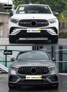 2024 vendre beaucoup de <span class=keywords><strong>prix</strong></span> préférentiel pour <span class=keywords><strong>Mercedes</strong></span> Benz C254 <span class=keywords><strong>GLC</strong></span> coupé mise à niveau GLC63 <span class=keywords><strong>AMG</strong></span> coupé kit de carrosserie becquet de calandre - Product Image 6