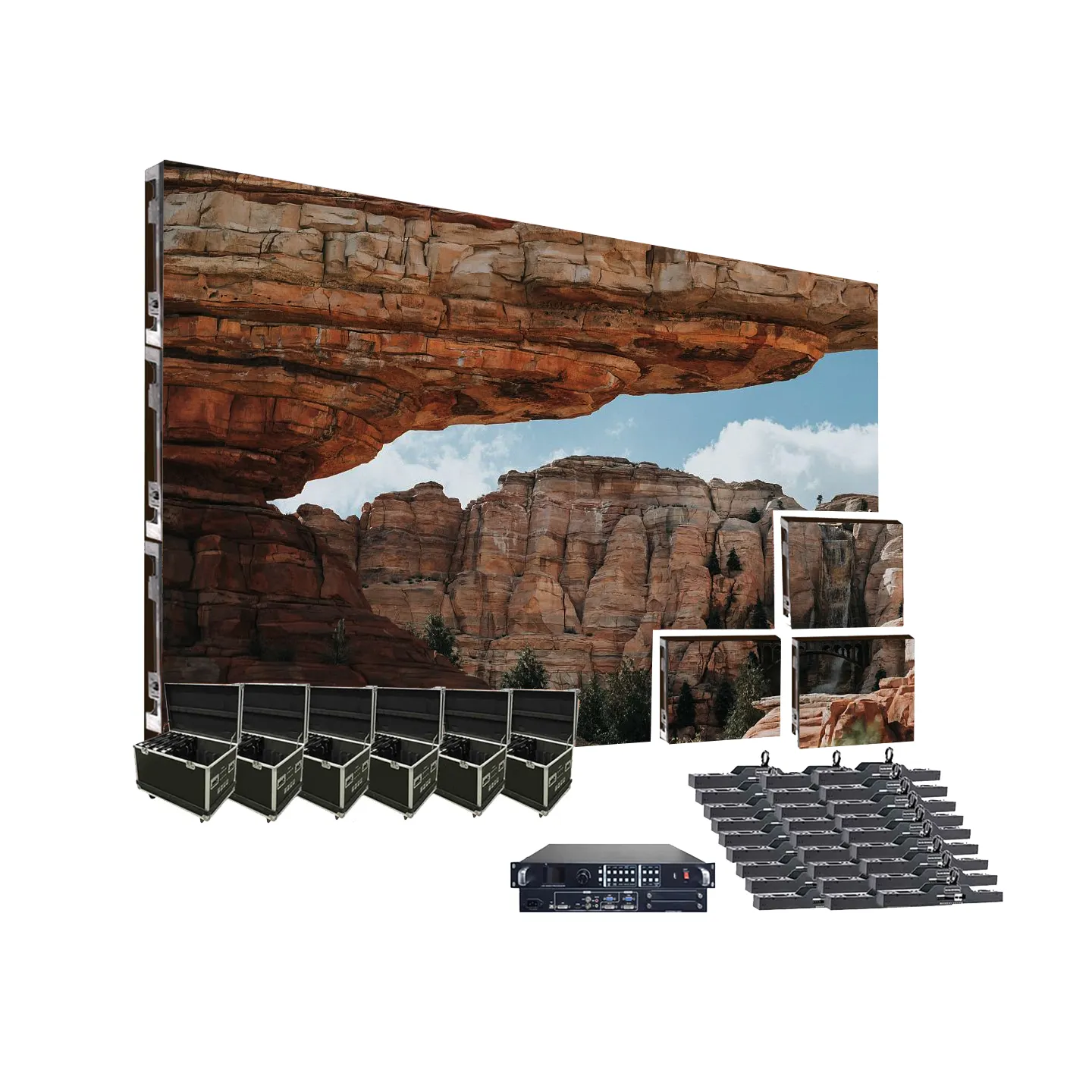 High Refresh Rate Events Stage Background Rental Led Screen HD Display P3.91 Concert Led Video Wall