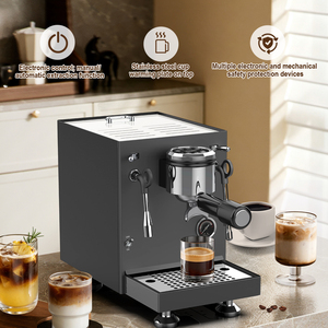 เครื่องชงกาแฟเอสเพรสโซ่เชิงพาณิชย์ ST-02 3100W ระดับมืออาชีพ พร้อมระบบควบคุมอุณหภูมิแบบ Triple Thermoblock ปั๊มคู่ ความจุ 2 ลิตร และระบบเติมน้ำอัตโนมัติ - Product Image 2