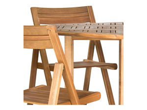 <span class=keywords><strong>Tavolo</strong></span> da <span class=keywords><strong>esterno</strong></span> in 5 pezzi 4 sedie realizzate in legno di Acacia Teak marrone finitura pieghevole <span class=keywords><strong>tavolo</strong></span> da pranzo Set di sedie con vita spensierata - Product Image 2