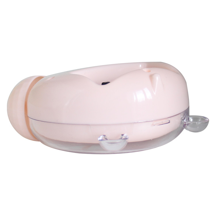 Heart Shape Battery Power Table Bedside Children Cartoon Double Bell Step Movement Analog Quartz Alarm Clock
