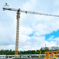 Grue à tour industrielle sans toit (Topless/Topkit/Luffing) Qtz80 5612 6T, grue de construction Syt80 15 tonnes pour projets de construction