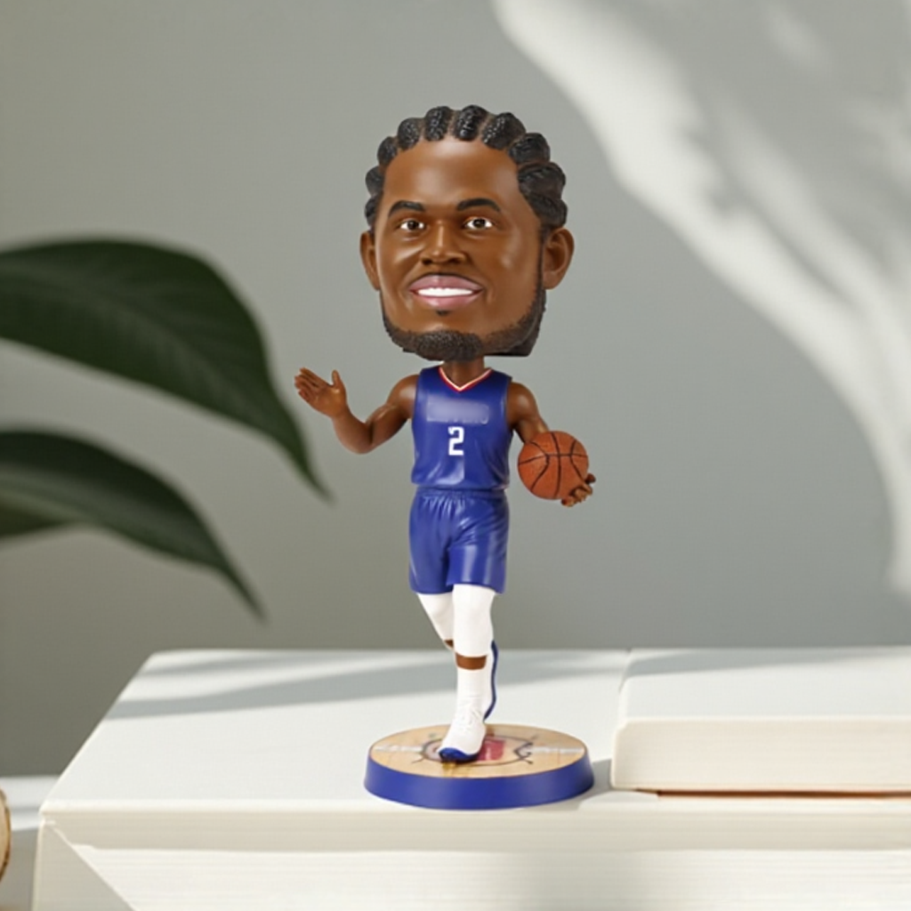 Настраиваемый баскетбольный игрок Bobblehead - 3D Печатный Спортивный подарок, прочные Статуэтки из смолы для игр/дня рождения/офисного декора