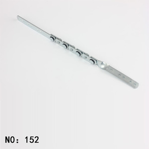 Bisagra de Cierre Suave para Respaldo de Sofá, con Forma de Pétalo de Flor, 7 Clavos, 8 Secciones, Bidireccional, Plateada, Accesorio para Muebles de Sala de Estar - Product Image 1