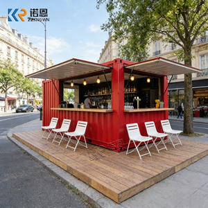 ร้านกาแฟและคาเฟ่ดีไซน์คอนเทนเนอร์ พร้อมอุปกรณ์ครบครัน คอนเทนเนอร์พร้อมครัว คอนเทนเนอร์คีออสบาร์ บาร์คอนเทนเนอร์ขนส่ง - Product Image 2