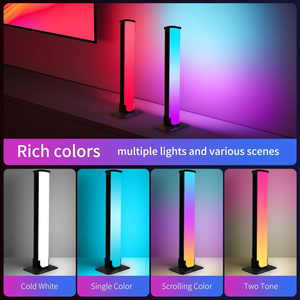 Barres lumineuses LED intelligentes rectangulaires à alimentation USB, activées par le rythme musical, pour l'ambiance du bureau, lampe <span class=keywords><strong>de</strong></span> table pour ordinateur <span class=keywords><strong>de</strong></span> <span class=keywords><strong>gamer</strong></span> - Product Image 4