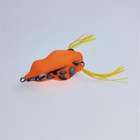 Leurre souple artificiel en acier inoxydable, simulation grenouille tonnante, double hameçon, pointe relevée, flottant, pour la pêche au Blackfish King 812