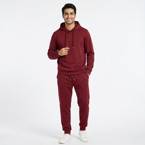 Survêtements pour hommes avec logo personnalisé, ensembles de jogging à marque privée, ensembles de jogging en coton tricoté, survêtement en molleton technique premium pour homme, 100% coton - Product Image 1