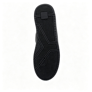 <strong>Ladies</strong> Low Top German <strong>Trainer</strong> Shoes All Black Leather Casual Sneaker Factory Direct Supply Custom Logo &amp; Color Bulk Footwear - Product Image 3