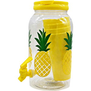 Vente en gros : Pichet à eau froide en plastique avec robinet, infuseur à fruits et distributeur de boissons pour fêtes et bars - Product Image 1