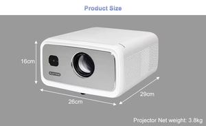 YDH-D9W Auto Focus Ultra-haute 3000 ANSI haute luminosité 4K projecteur de faisceau vidéo, Home cinéma 1080P Android <span class=keywords><strong>12</strong></span> Smart 3 + 128G - Product Image 3
