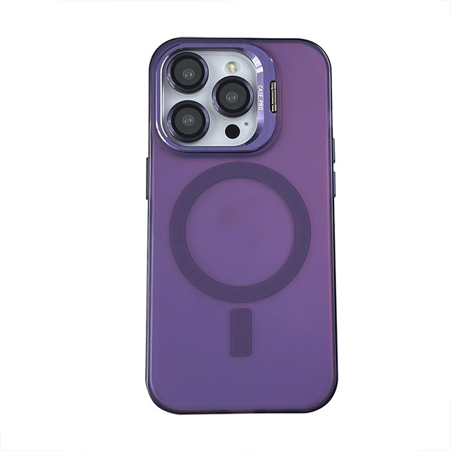 Magnetic Phone Case For Iphone 17 16 Pro Max 15Plus 14Pro 13 12 Mini 11 With Lens Protector Camera Stand Protection Cover