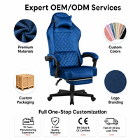 Chaise de jeu ergonomique en cuir au design européen moderne, pivotante à 360 degrés, chaise de bureau de direction réglable en hauteur, extensible et haute