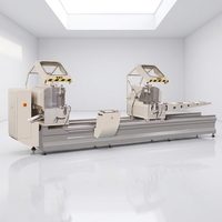Sierra de Corte Automática CNC 550 de Doble Cabezal para Perfiles de Aluminio de Puertas y Ventanas