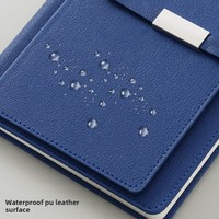 Carnet A5 à fermoir magnétique personnalisé pour le bureau, le campus et les réunions – Ensemble de blocs-notes 100 g/m² avec logo et motif – Idéal comme cadeau