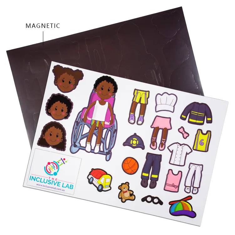 Dress-up Kid Toys Magnetic Sticker Games Fridge Magnet Kid Toy