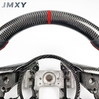 Volante de fibra de carbono personalizado al por mayor para Mitsubishi Lancer Evolution EVO X 2008-2015 diseño deportivo estilo de carreras