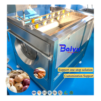 BaiyuCE gecertificeerde grote capaciteit wortelgroente- en schilmachine, geschikt voor aardappelen, wortelen, cassave, gember