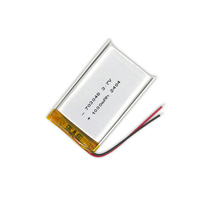 Baterai Lithium Ion Polymer 703048 3.7V 1000mAh LP703048 Baterai Lipo Isi Ulang Dengan Kabel
