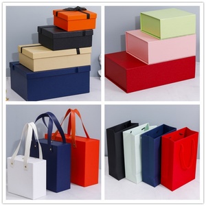 Luxury Custom Logo Kraft Paper Clamshell Gift Packaging <b>Boxes</b> for <b>Parties</b> and Birthdays - Product Image 2