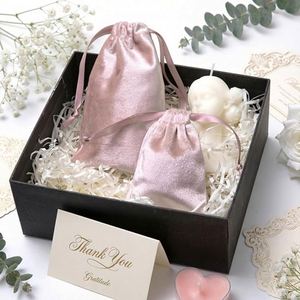Pochette en micro-velours doux avec cordon de serrage 8x10cm, petit sac cadeau, emballage de luxe pour bijoux, emballage haut de gamme pour femmes, cadeau de Noël - Product Image 6