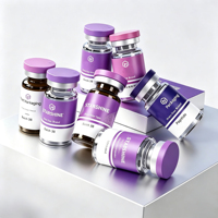 Étiquettes personnalisées en PVC argenté brillant, résistantes aux UV, autocollants adhésifs imperméables pour flacons en verre de 3 ml et 10 ml