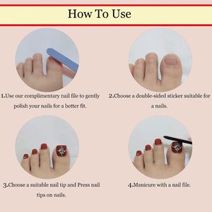 <span class=keywords><strong>Uñas</strong></span> Postizas Acrílicas Hechas a Mano <span class=keywords><strong>de</strong></span> Alta Calidad, Reutilizables, Cuadradas, para los <span class=keywords><strong>Pies</strong></span>, <span class=keywords><strong>Uñas</strong></span> Artificiales al por Mayor, Diseño <span class=keywords><strong>de</strong></span> <span class=keywords><strong>Uñas</strong></span> - Product Image 5