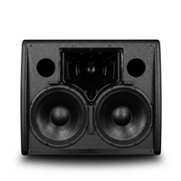 Moniteur de scène passif FS560 double 12 pouces en forme de cale pour concerts en direct, sonorisation professionnelle et églises