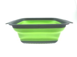 Küchenhelfer quadratische faltbare Spülmaschine Silikon Obst Gemüse Wäsche Abflusskorb Küche Spülmaschine Sieb - Product Image 4