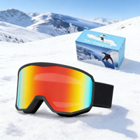 Masque de ski pour femmes et hommes, double couche, UV400, anti-buée, lentille cylindrique, pour snowboard en plein air