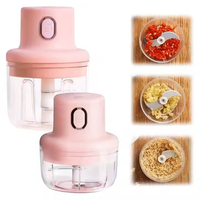 Mini hachoir à ail électrique rechargeable USB, multifonctionnel pour la maison, robot culinaire, hachoir à viande et légumes, fourni par l'usine