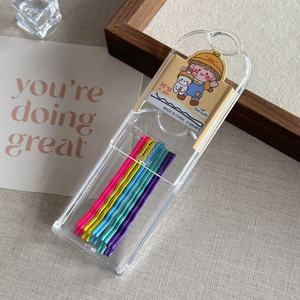 กิ๊บติดผมโลหะลายการ์ตูนอะนิเมะน่ารักสำหรับผู้หญิงแบบพกพาสำหรับนักเรียนแบบหนีบผม - Product Image 3