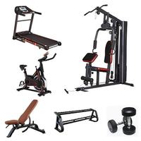 Máquina de Sentadillas Multifuncional para Entrenamiento en Casa, Equipo de Fitness Versátil de Una Sola Estación, Acero Metálico, Pila de Pesas de 200 kg